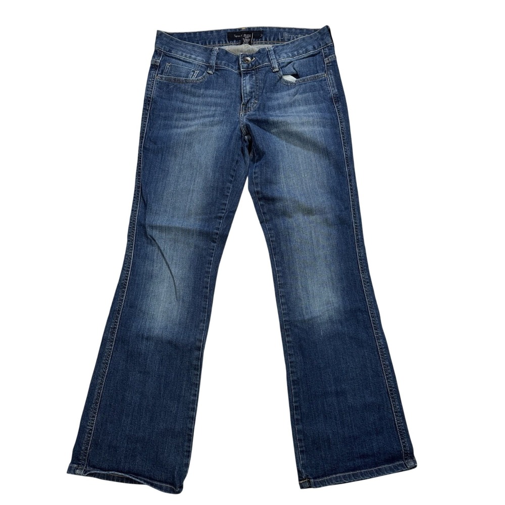 Calvin Klein Jeans Ultimate Bootcut Medium Wash Low Rise Stretch Denim Size 6